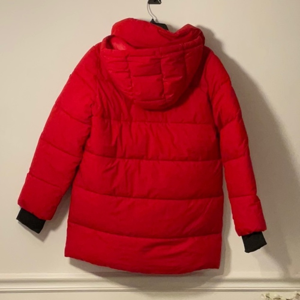 BCBGMaxAzria Bold Red Puffer Jacket - Picture 4 of 4
